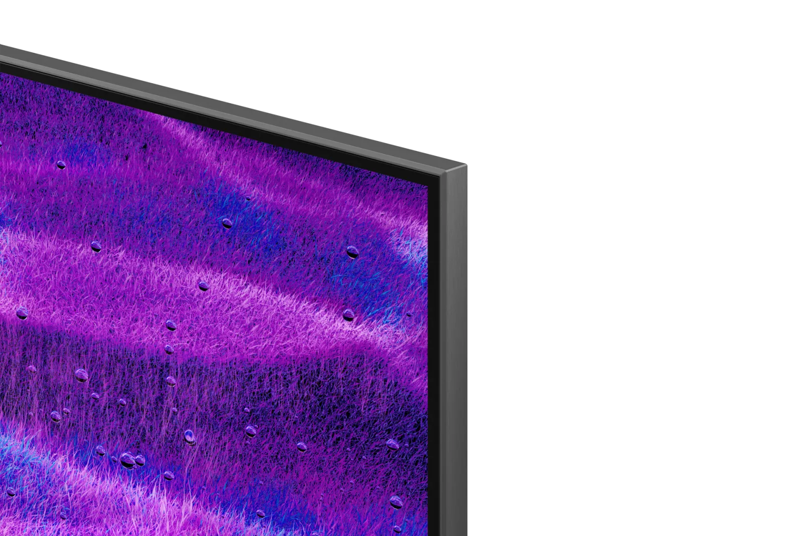 טלוויזיית Neo QLED 55 אינץ׳ Samsung 55QN80F, פרט מסגרת בזווית