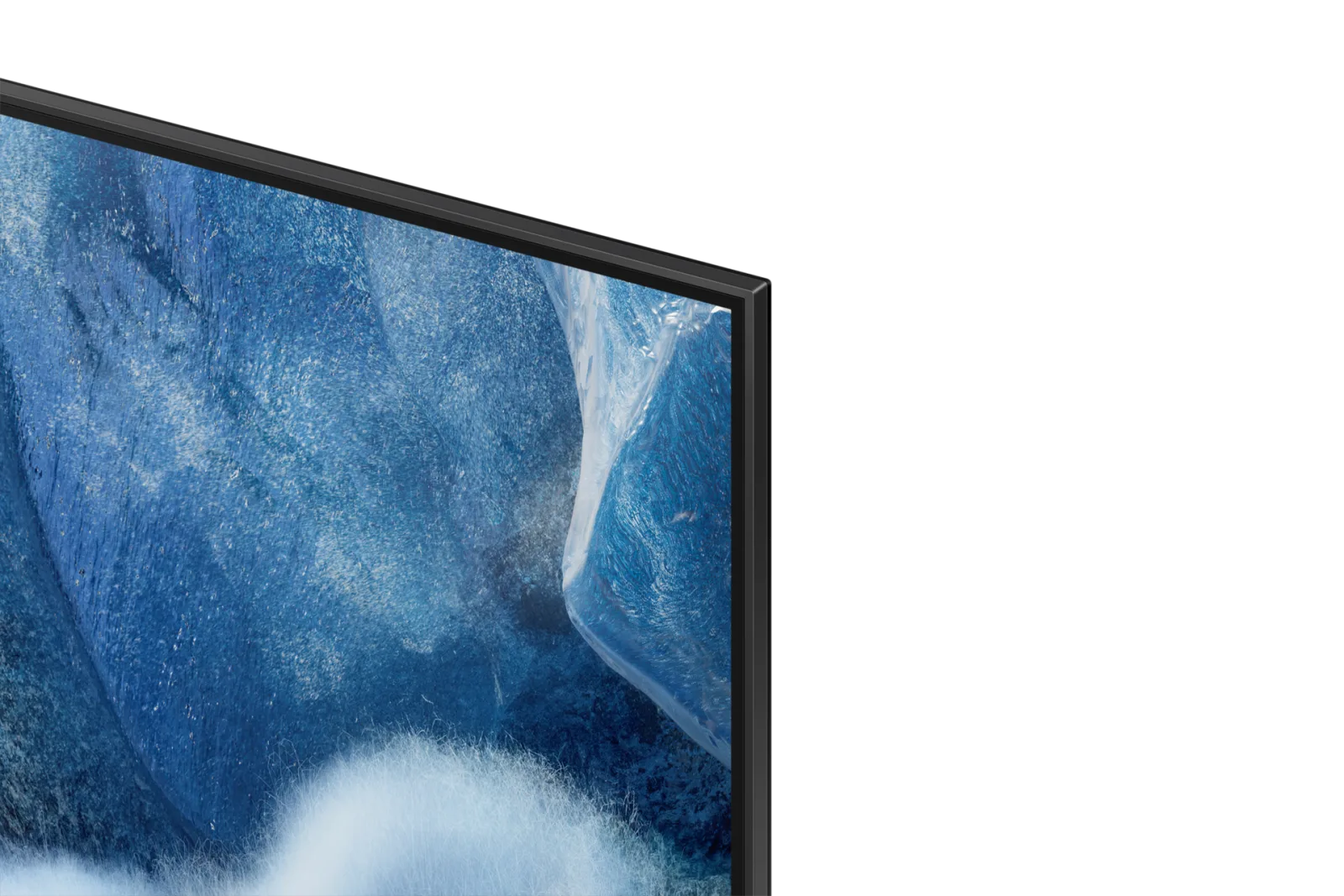 טלוויזיית QLED 65 אינץ׳ Samsung 65Q8F, פרט מסגרת בזווית