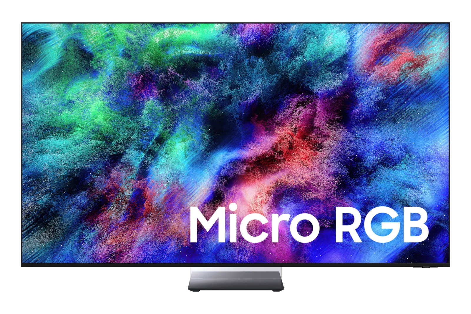טלוויזיית Micro RGB 65 אינץ׳ Samsung 65R95H, מבט מלפנים