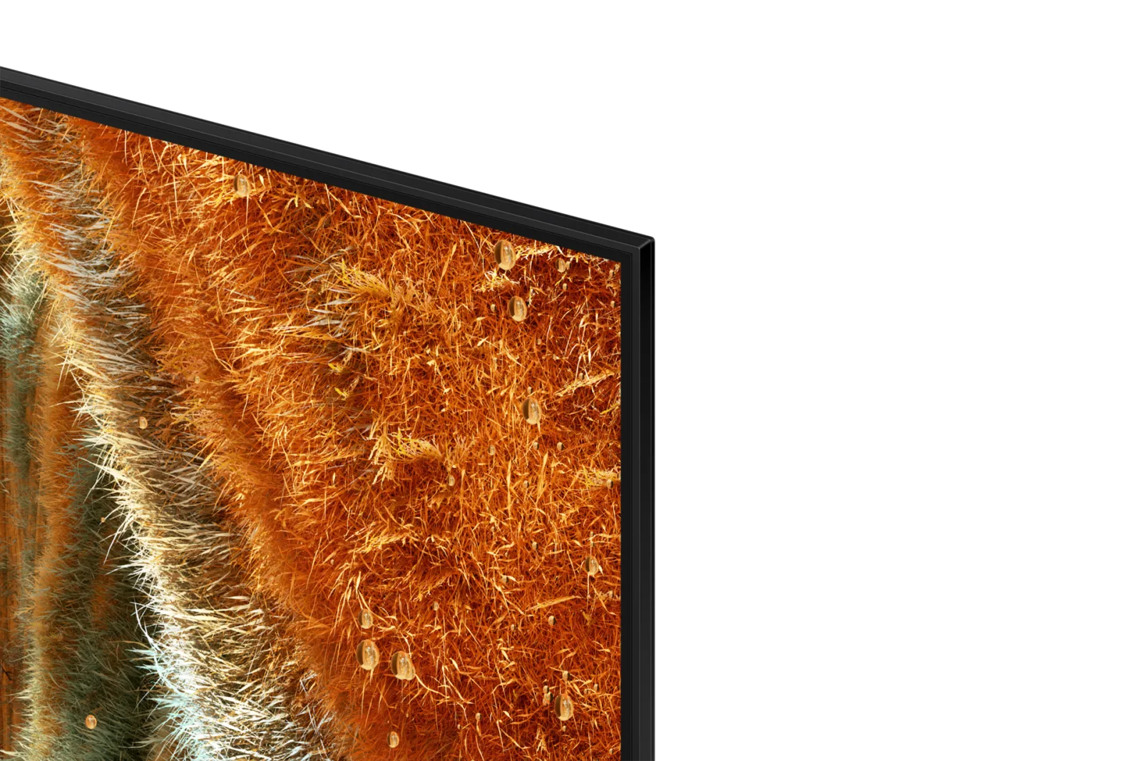טלוויזיית Neo QLED 75 אינץ׳ Samsung 75QN70F, פרט מסגרת בזווית