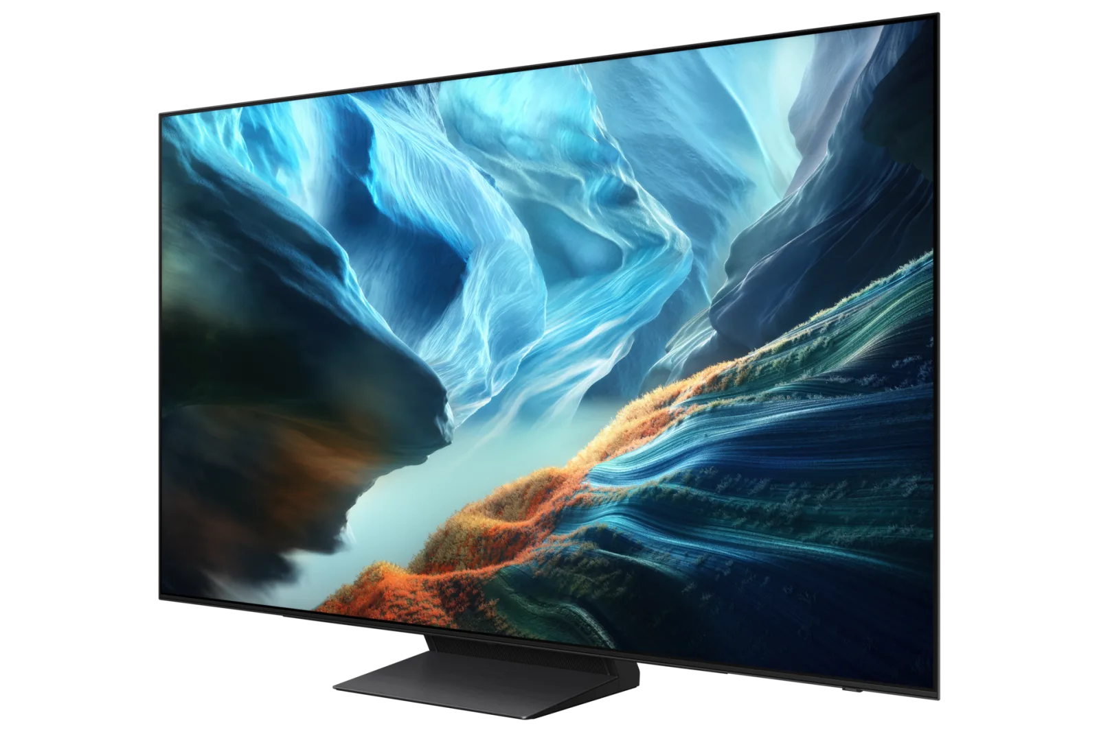 טלוויזיית OLED 77 אינץ׳ Samsung 77S90H, מבט בזווית משמאל