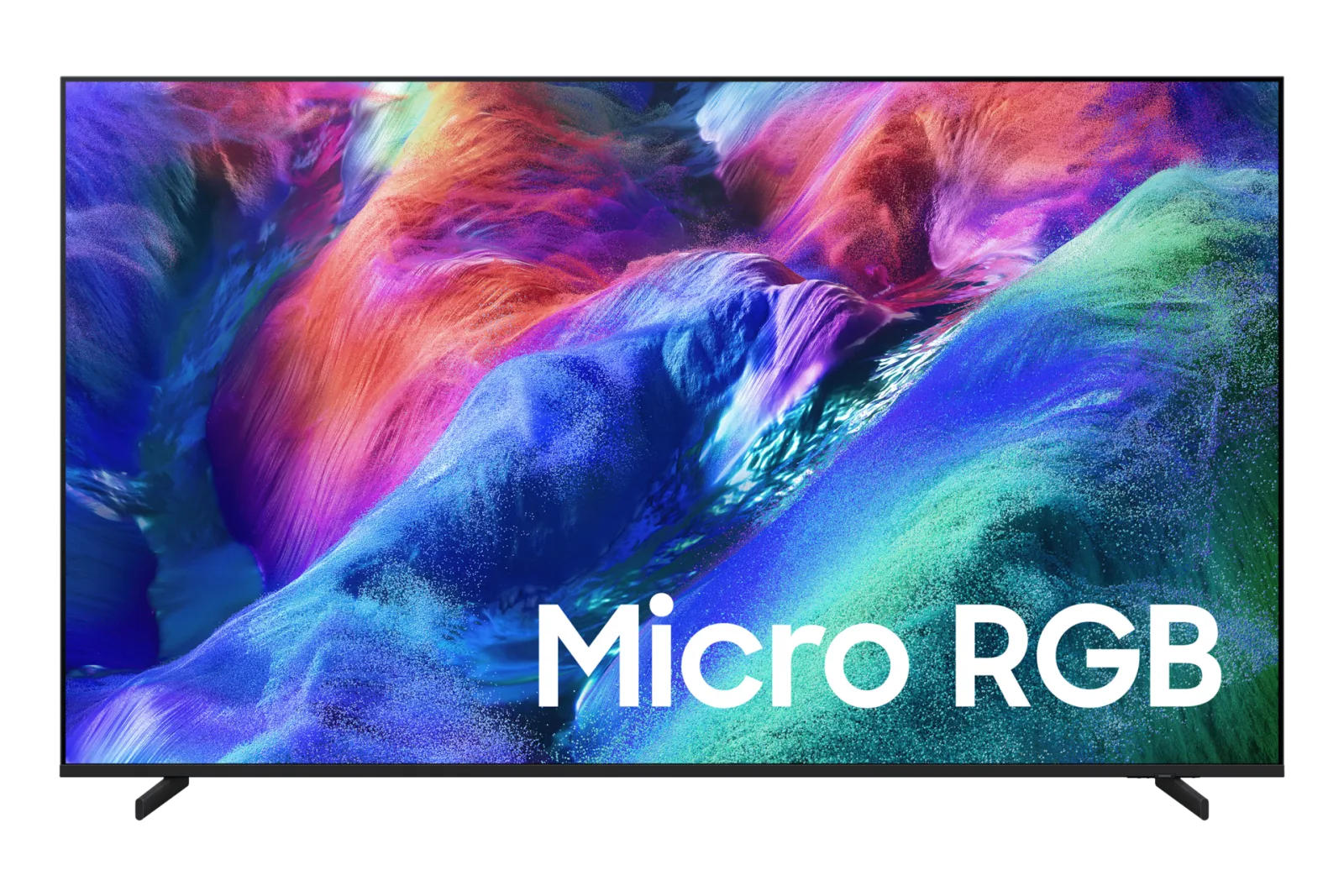 טלוויזיית Micro RGB 85 אינץ׳ Samsung 85R85H, מבט מלפנים
