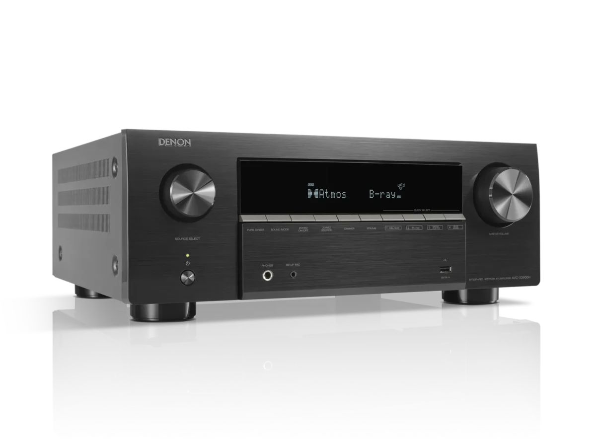 מגבר קולנוע ביתי 9.4 Denon AVC-X3900H, מבט מלפנים