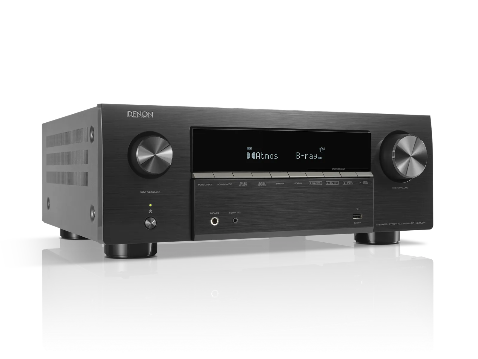 מגבר קולנוע ביתי 9.4 Denon AVC-X3900H, מבט מלפנים