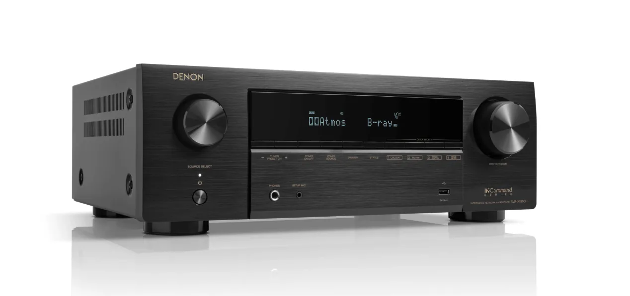 רסיבר קולנוע ביתי 7.2 Denon AVR-X1800H, מבט מלפנים