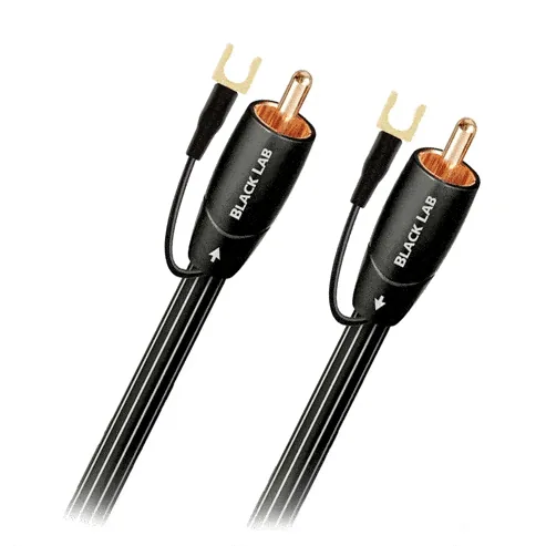 כבל סאבוופר AudioQuest Black Lab, המחברים