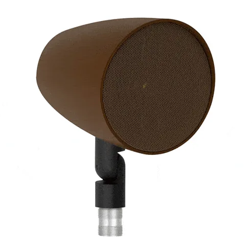 רמקול גינה מוגן מים Monitor Audio CLG140, בצבע חום על יתד גינה