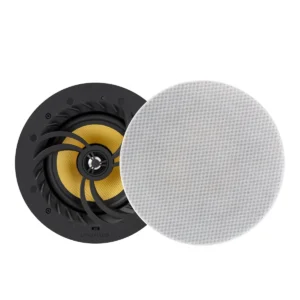 רמקול שקוע מוגבר Lithe Audio WiFi, זוג רמקולים, עם גריל ובלעדיו