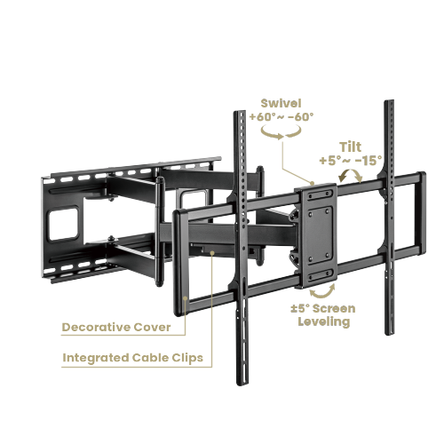 זרוע נישה למסך עד 120″ Audio Line LPA77-696