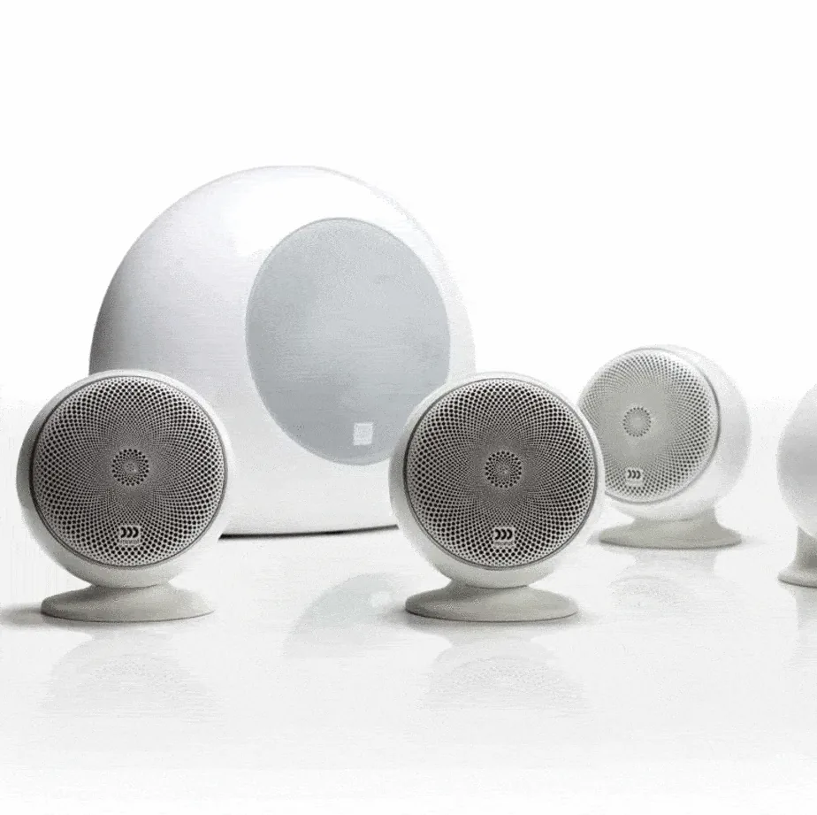 סט רמקולים 5.1 Morel SoundSpot MT-3 ULTRA, הסט המלא בצבע לבן