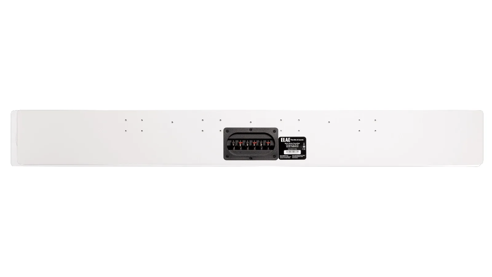 סאונדבר פסיבי ELAC SB41, בצבע לבן, מבט מאחור