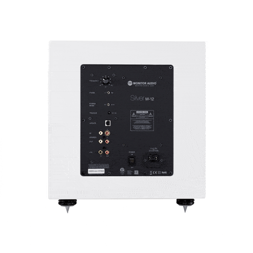 חיבורים בגב סאבוופר Monitor Audio Silver W-12