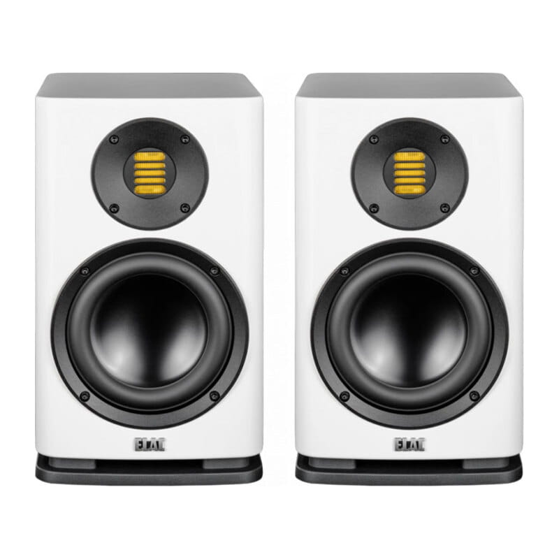 זוג רמקולי מדף ELAC Solano BS 283.2, בצבע לבן