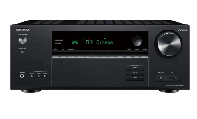 רסיבר קולנוע ביתי 7.2 Onkyo TX-NR6100, מבט מלפנים