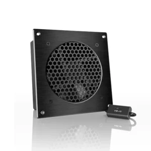 מאוורר לארון AV ובקר מהירות AC Infinity AIRPLATE S3, מבט קדמי