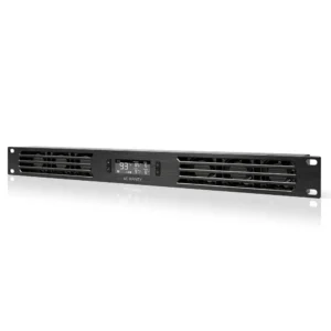 מאוורר לארון ראק 1U, יניקה AC Infinity CLOUDPLATE T1-N, מבט קדמי