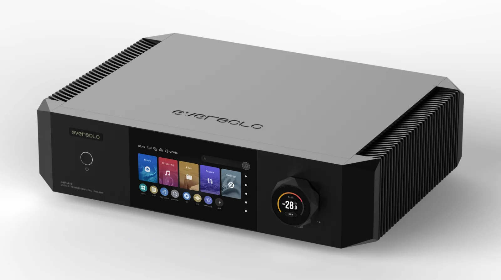 נגן סטרימינג וקדם מגבר Eversolo DMP-A10, מבט בזווית