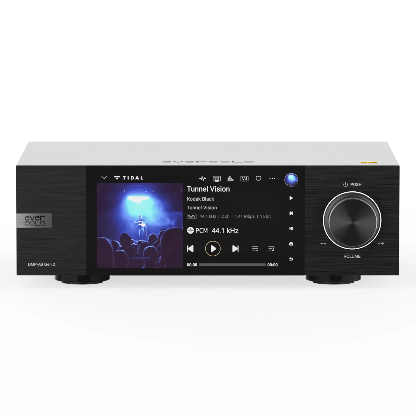 נגן סטרימינג Eversolo DMP-A6 Gen 2, מבט מלפנים