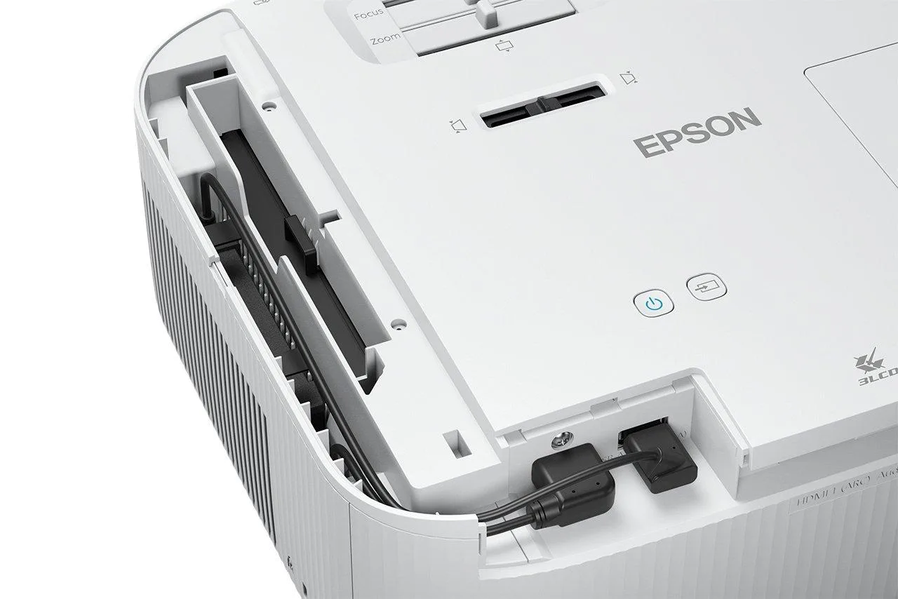 מקרן 4K PRO-UHD עם Android TV Epson EH-TW6250, פרט: לוח החיבורים