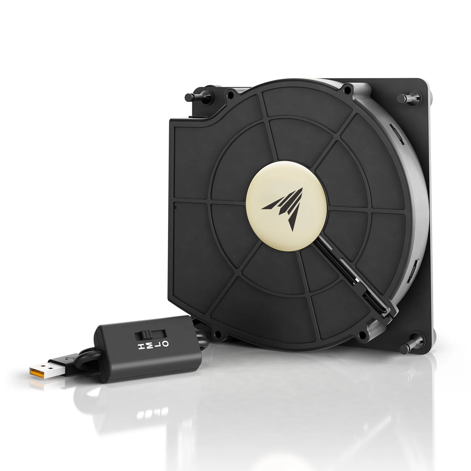 מאוורר צנטריפוגלי USB שקט 120 מ״מ AC Infinity MULTIFAN S2, מבט קדמי