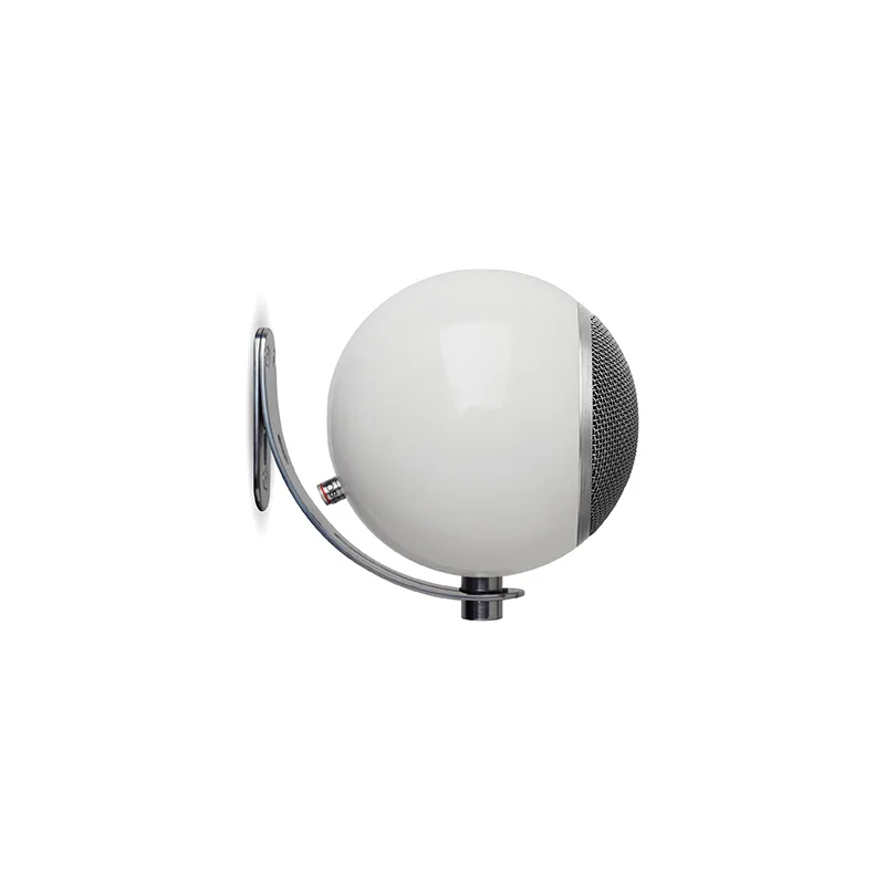 מתקן קיר לרמקול בודד Elipson Planet M Wall Mount, מבט מהצד עם רמקול