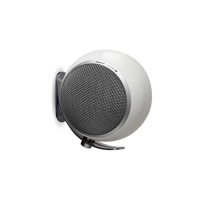 מתקן קיר לרמקול בודד Elipson Planet M Wall Mount, מבט מלפנים עם רמקול