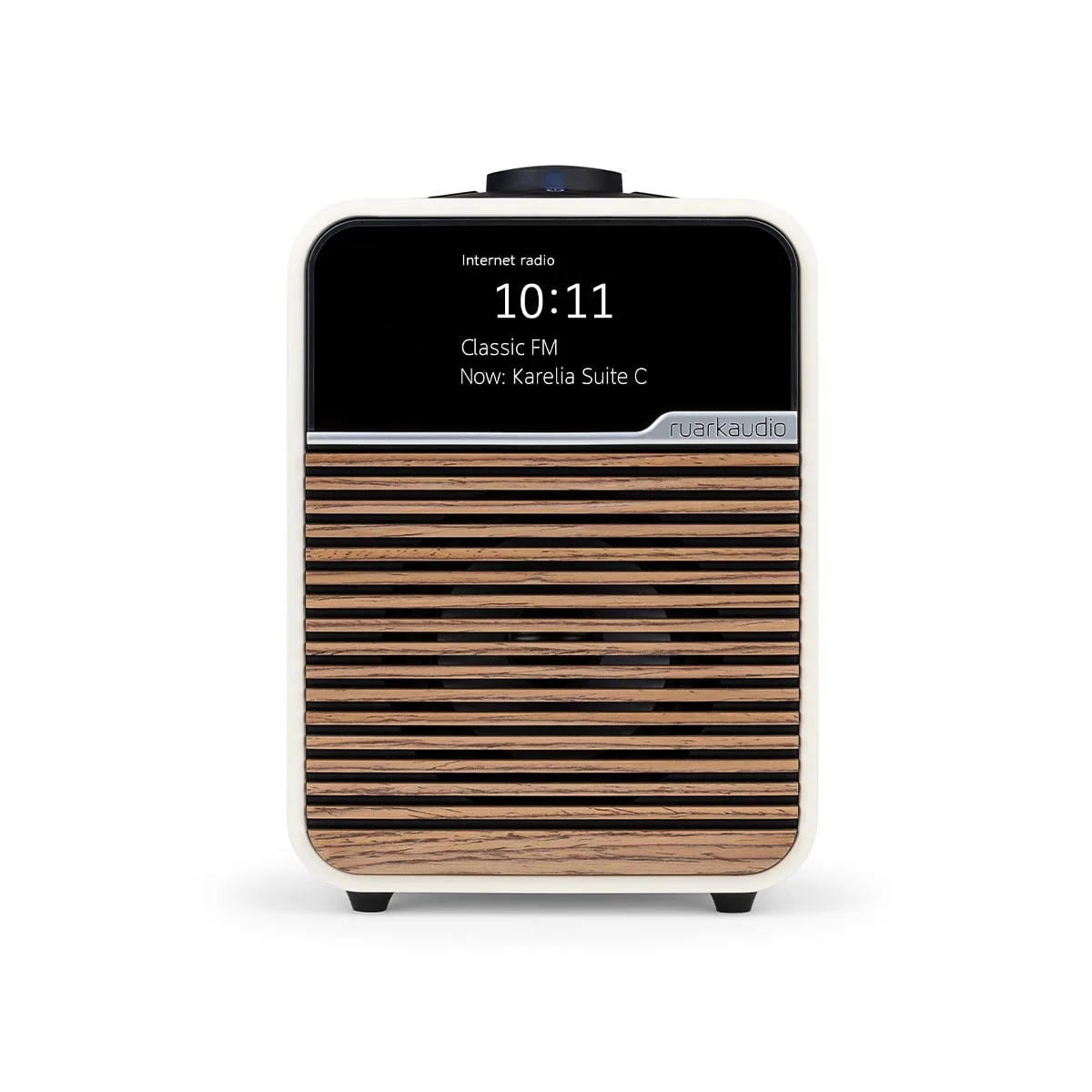 רדיו חכם עם Wi-Fi ו-Bluetooth Ruark R1S, מבט מלפנים