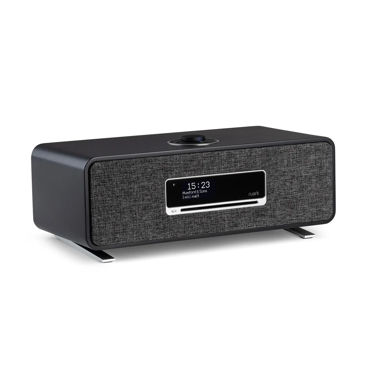 מערכת מוזיקה קומפקטית עם CD Ruark R3S, מבט בזווית