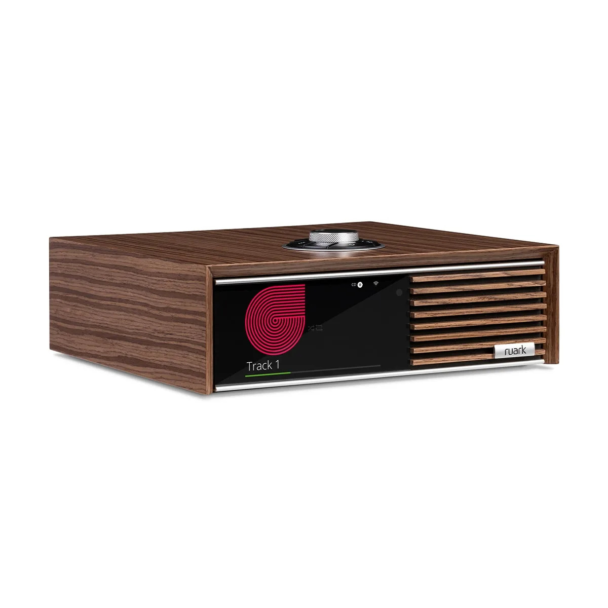 קונסולת מוזיקה ומגבר סטרימינג Ruark R610, מבט בזווית