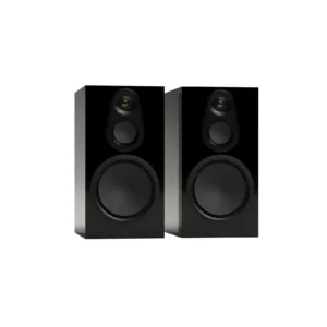 זוג רמקולי מדף Monitor Audio Silver 100 8G, מבט אלכסוני מלפנים
