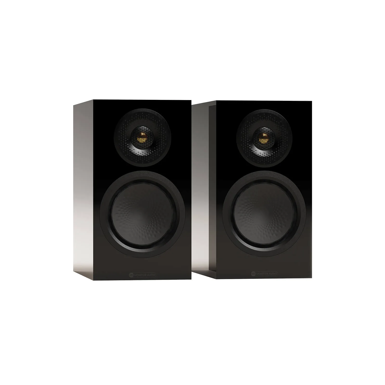 זוג רמקולי מדף Monitor Audio Silver 50 8G, מבט אלכסוני מלפנים