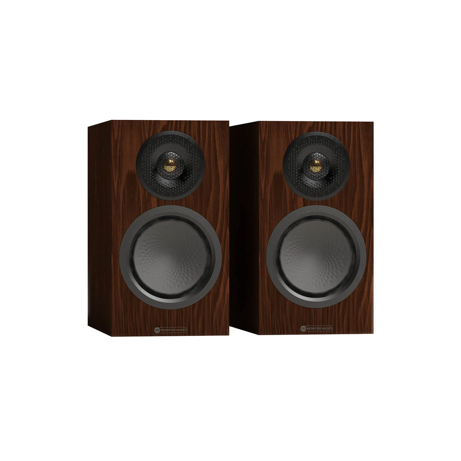 זוג רמקולי מדף Monitor Audio Silver 50 8G, מבט אלכסוני מלפנים
