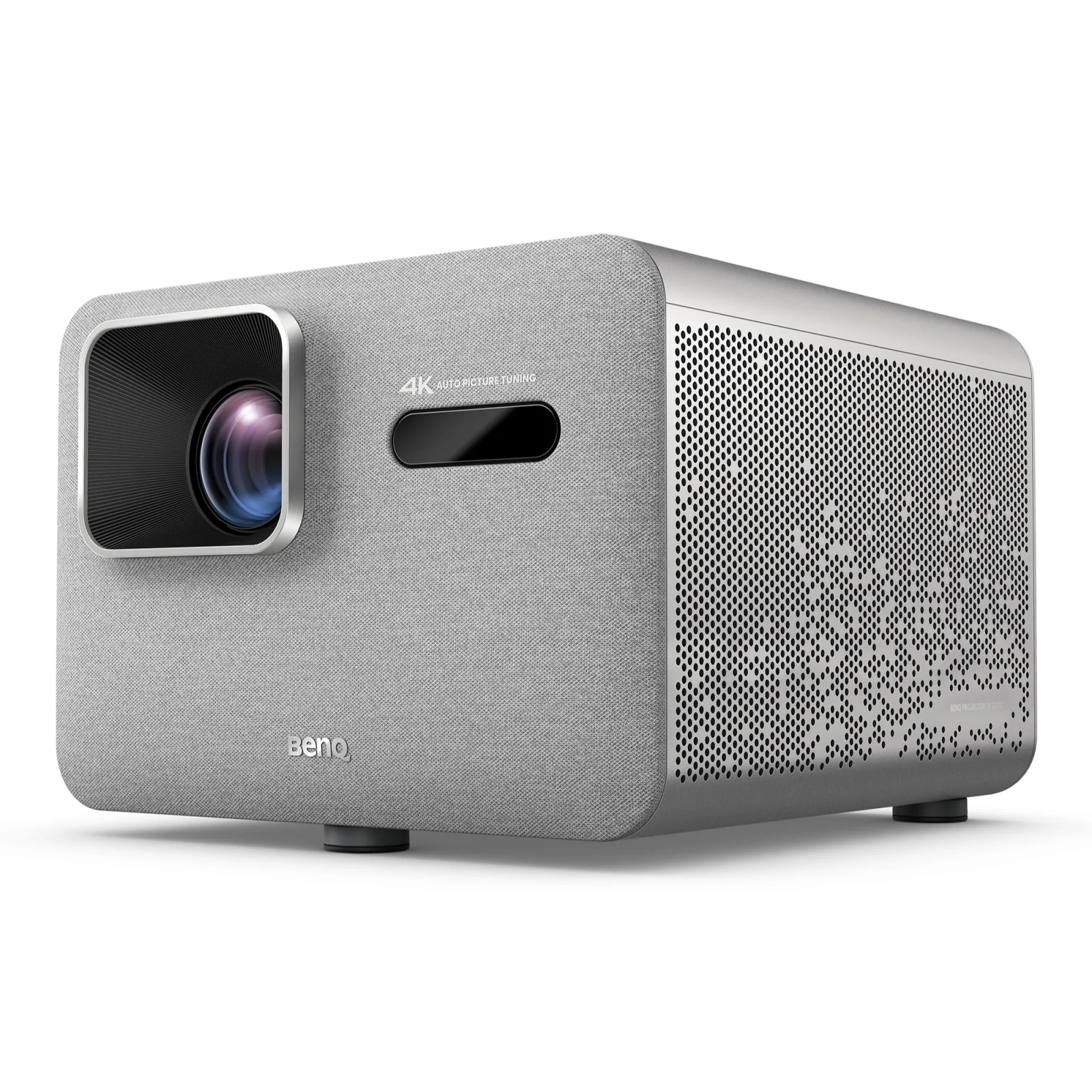 מקרן 4K LED זריקה קצרה עם Google TV BenQ TK705STi, מבט אלכסוני מהצד