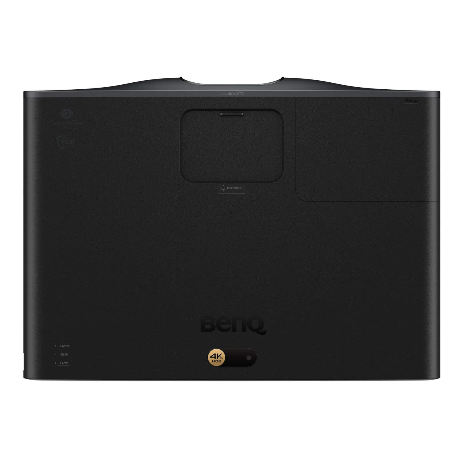 מקרן 4K LED חכם לקולנוע ביתי BenQ W2720i, מבט מלמעלה