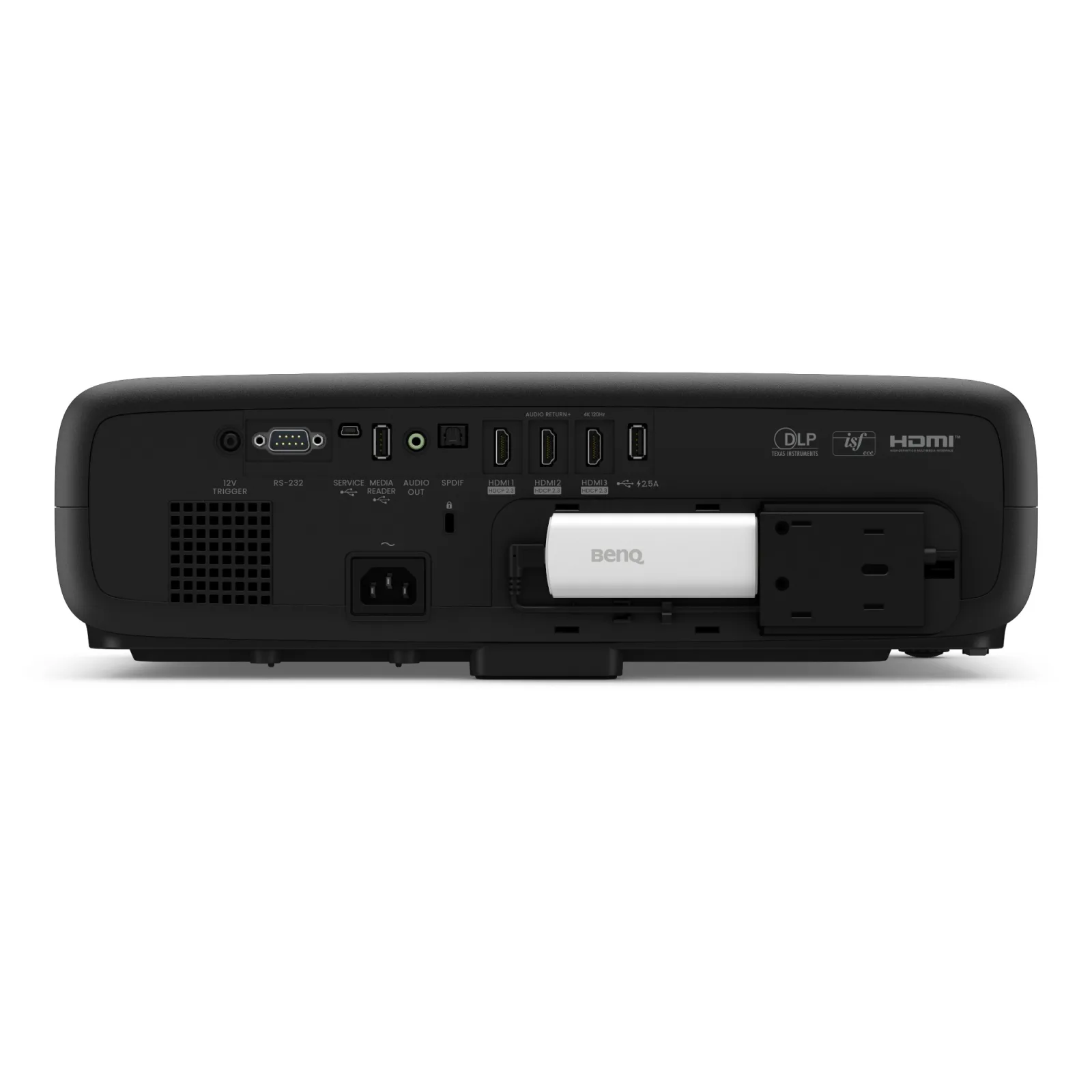 מקרן 4K LED חכם לקולנוע ביתי BenQ W4100i, מבט מלמעלה