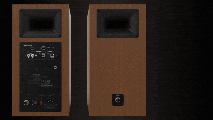 חיבורים בגב Klipsch The Sevens